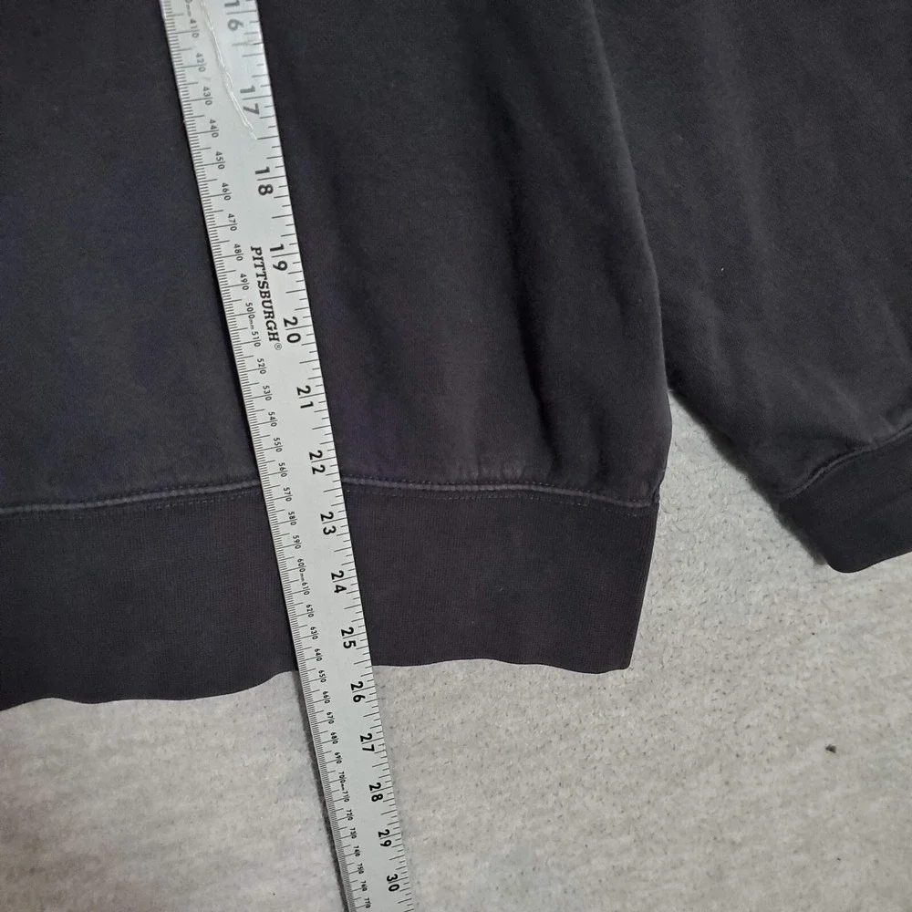 Nike Women Sweatshirt XL Black Swoosh Fleece Hoodie Oversized Drawstring READ